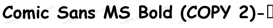 Comic Sans MS Bold (COPY 2)字体转换